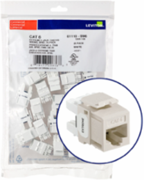 EXTREME Cat 6 QUICKPORT Jack, Light Almond, 25-Pack, Punchdown Termination