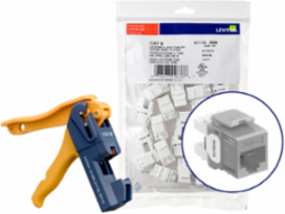 Cat 6 EXTREME™ QUICKPORT™ Jack, Gray, 150-Pack with JackRapid™ Tool