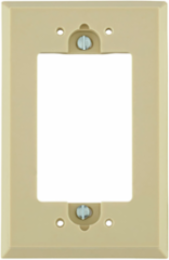 Ivory Shallow Wallbox Extender for GFCI, Standard Size, 1 Gang