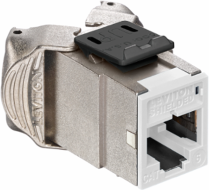 ATLAS-X1 Cat 6 Shielded QUICKPORT Jack, Tool-Free Termination, White