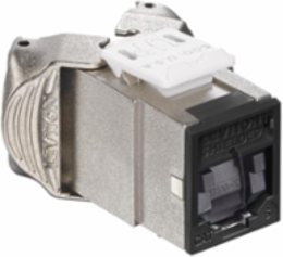 ATLAS-X1 Cat 6 Shielded QUICKPORT Jack, Black, Tool-Free Termination