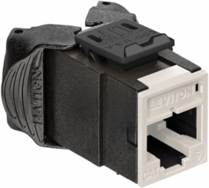 ATLAS-X1 Cat 6 UTP QUICKPORT Jack, Ivory, Tool-Free Termination