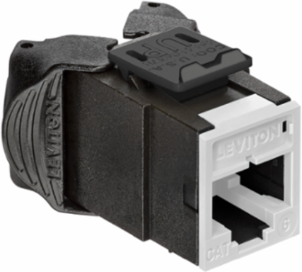 ATLAS-X1 Cat 6 UTP QUICKPORT Jack, White, Tool-Free Termination, Unshielded