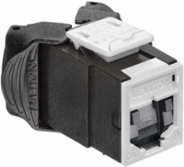 ATLAS-X1 Cat 6 UTP QUICKPORT Jack, Tool-Free Termination, Shuttered, White