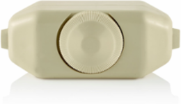 Incandescent Lamp Cord Dimmer, 200W, 120 Volt, Full Range, Ivory Color