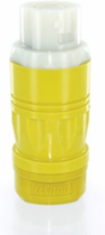 50 Amp Locking Connector, 125 Volt, Nylon, Grounding, Corrosion-Resistant