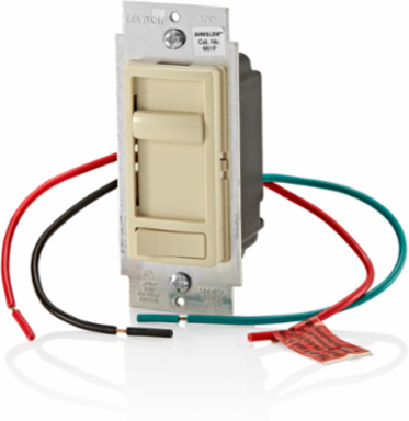 SureSlide Ceiling Fan Wall Switch, 1.5 Amp, Quiet 3-Speed, Ivory