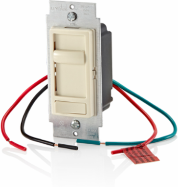 SureSlide Ceiling Fan Control Switch, 1.5 Amp, Quiet, 3-Speed, Light Almond