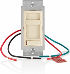 SureSlide Ceiling Fan Control Switch, 1.5 Amp, Quiet, 3-Speed, Light Almond