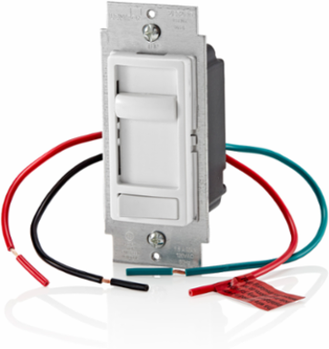 SureSlide Ceiling Fan Control Switch, 1.5 Amp, Quiet 3-Speed, White