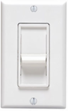 SureSlide 5 Amp Fan Speed Control, 120 Volt AC, Slide Bar, White