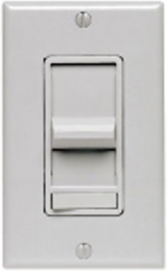 SureSlide 600W 3-Way Incandescent Slide Dimmer, 120 Volt AC, Gray