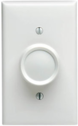 Trimatron Quiet Step 1.5 Amp Fan Speed Control with Rotary Switch, White