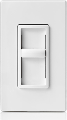 SureSlide Dimmer Switch – 150W LED & 600W Incandescent, Single Pole, White