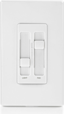 SureSlide Ceiling Fan Control & Dimmer Switch, 150W LED/CFL, 300W Incandescent, 1.5A