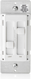 SureSlide Ceiling Fan Control & Dimmer Switch, 150W LED/CFL, 300W Incandescent, 1.5A