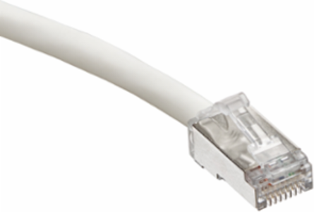Cat 6A Patch Cord 20 ft, 10 Gigabit Performance, White