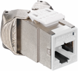 ATLAS-X1 Cat 6A Shielded QUICKPORT Jack, Tool-Free Termination, White