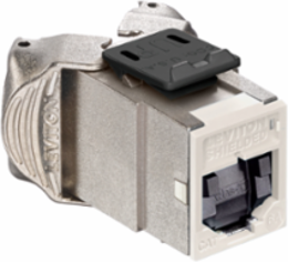 ATLAS-X1 Cat 6A Shielded QUICKPORT Jack, Tool-Free Termination, Ivory