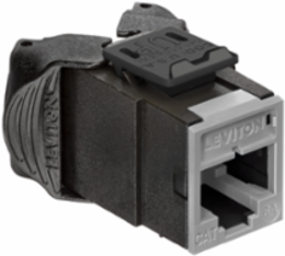 ATLAS-X1 Cat 6A UTP QUICKPORT Jack, Gray - Tool-Free, Unshielded, 10GBASE-T Support