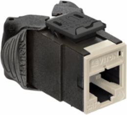 ATLAS-X1 Cat 6A UTP QUICKPORT Jack - Tool-Free, Light Almond