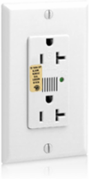 Decora Plus 20 Amp 125 Volt Surge Protective Duplex Receptacle, NEMA 5-20R