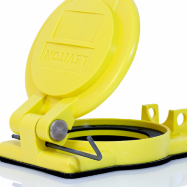 Weatherproof Cover 1-Gang, Yellow, IP64, NEMA 3R, Thermoplastic Glass-Filled
