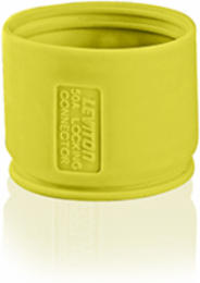 50Amp Non-NEMA Locking Connector Boot, Yellow, Weather Resistant IP55