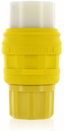 Wetguard Watertight Locking Connector, 30 Amp, 125 Volt, NEMA L5-30, IP69K Rated