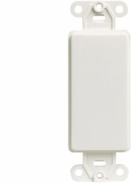 Decora 1-Gang Blank Insert, White, RoHS Compliant