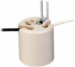 Medium Base Keyless Incandescent Lampholder, One-Piece, Bracket Mount