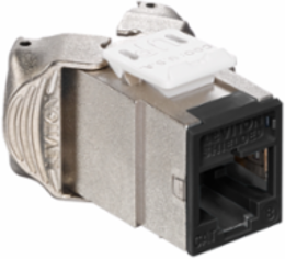 ATLAS-X1 Cat 8 Shielded QUICKPORT Jack, Black, Tool-Free Termination
