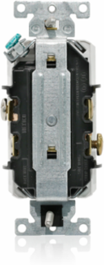 15 Amp Hospital Grade Duplex Receptacle, Self-Grounding, NEMA 5-15R