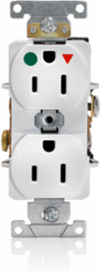 15 Amp Isolated Ground Duplex Receptacle Outlet, Heavy-Duty Hospital Grade, 125 Volt