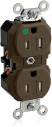 15 Amp Heavy-Duty Hospital Grade Duplex Receptacle, Tamper-Resistant, Self-Grounding
