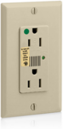 Decora Plus Heavy-Duty Hospital Grade Surge Protective Duplex Receptacle Outlet, 15 Amp, 125 Volt