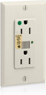 Surge Protective Duplex Receptacle Outlet, 15 Amp, 125 Volt, Heavy-Duty Hospital Grade