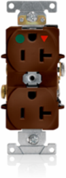 20 Amp Heavy-Duty Hospital Grade Isolated Ground Duplex Receptacle, NEMA 5-20R
