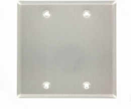 2-Gang Weather-Resistant Wallplate, Aluminum, Standard Size, UL/CSA Certified