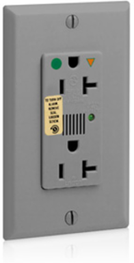 20A Surge Protective Duplex Receptacle Outlet, 125V, Heavy-Duty Hospital Grade