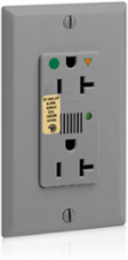 20A Surge Protective Duplex Receptacle Outlet, 125V, Heavy-Duty Hospital Grade