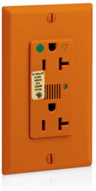 Decora Plus 20 Amp Surge Protective Duplex Receptacle, 125 Volt, Hospital Grade