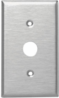1-Gang Key Lock Power Switch Wallplate, Standard Size, 430 Stainless Steel