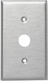1-Gang Key Lock Power Switch Wallplate, Standard Size, 430 Stainless Steel