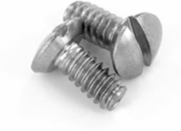 Oval Head Milled Slot Replacement Wallplate Screws 5/16 Inch 6-32 Thread Stainless Steel