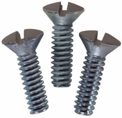 Replacement Wallplate Screws 1/2 Inch Long 6-32 Thread Brown