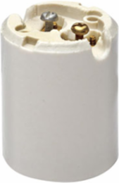 Mogul Base Keyless Incandescent Lampholder, Glazed Porcelain, Single Circuit