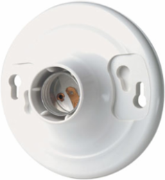 One-Piece Keyless Incandescent Lampholder, Medium Base, Twist-Lock