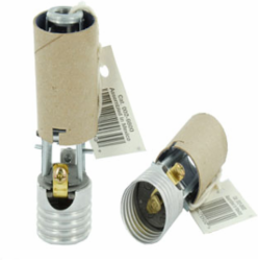 Medium Base Candle Socket Lampholder, 250 Volt, 660W, One-Piece, Brown
