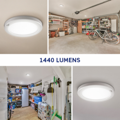 8 Inch LED Downlight with Motion Sensor, 18W, Energy Star Certified